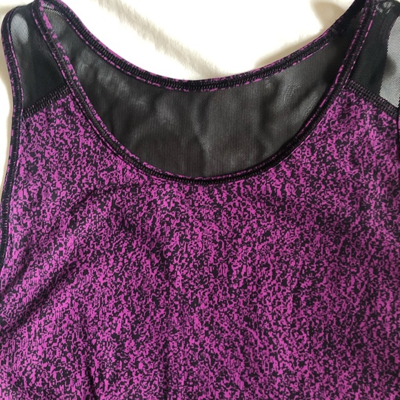 Lululemon Sculpt II tank top, black and purple, small - Picture 6 of 8